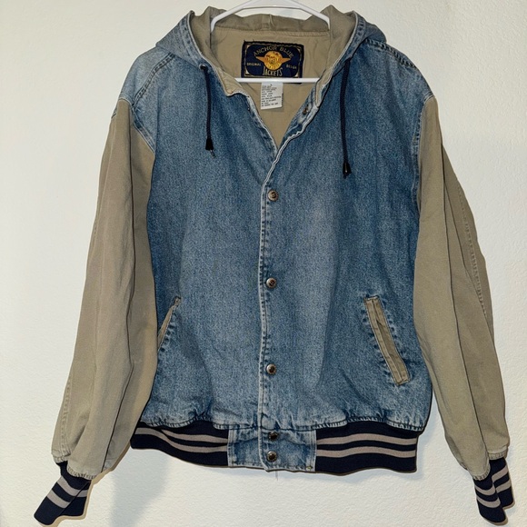 Vintage anchor blue jacket - Picture 1 of 3
